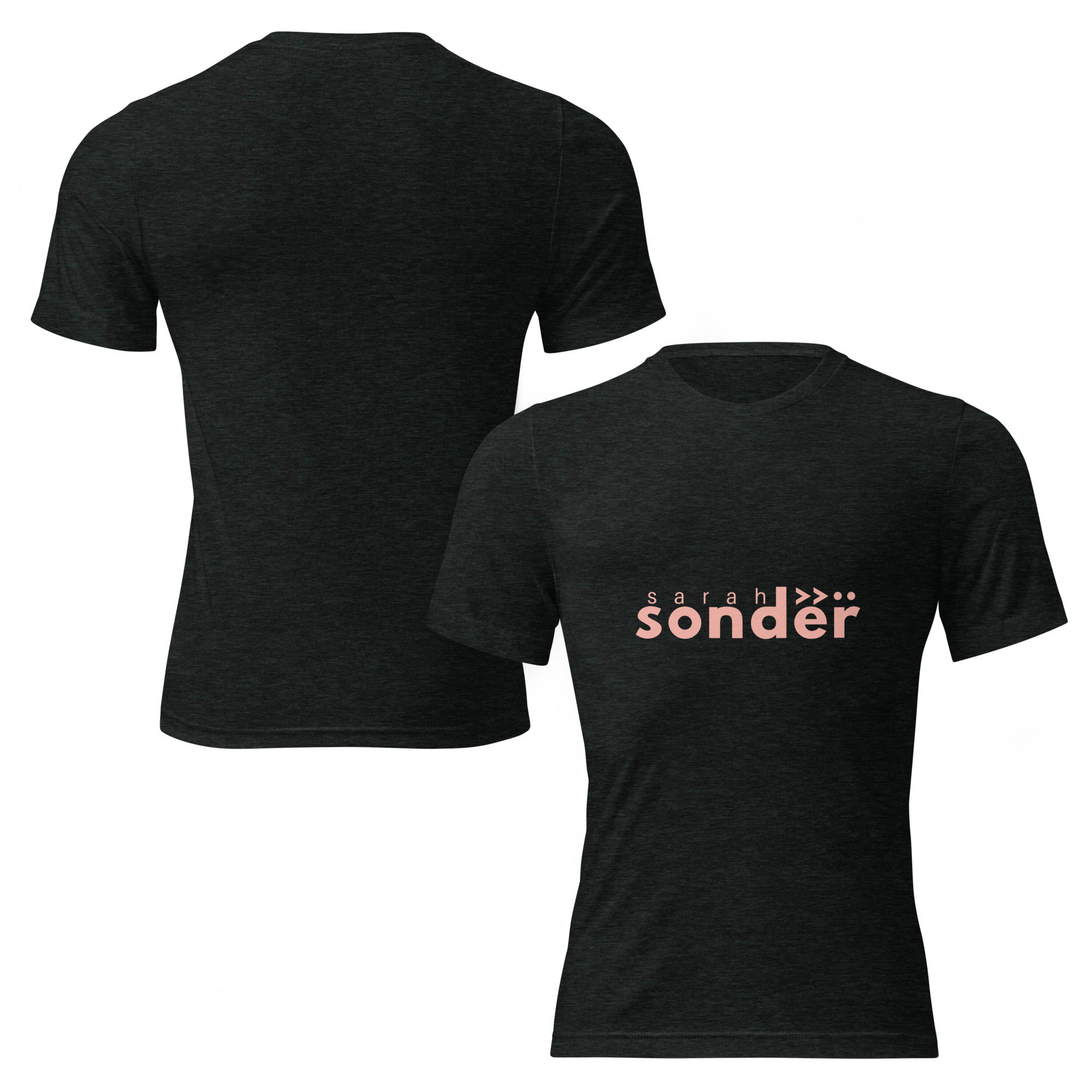 Sarah Sonder Logo Tee-Tri Blend-Unisex