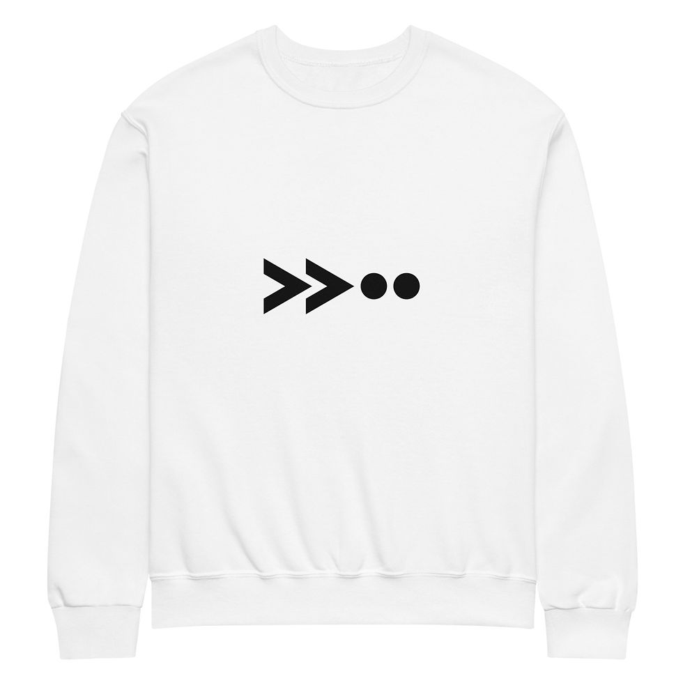 Thumbnail: Crew Neck Logo Sweatshirt-Unisex-Black