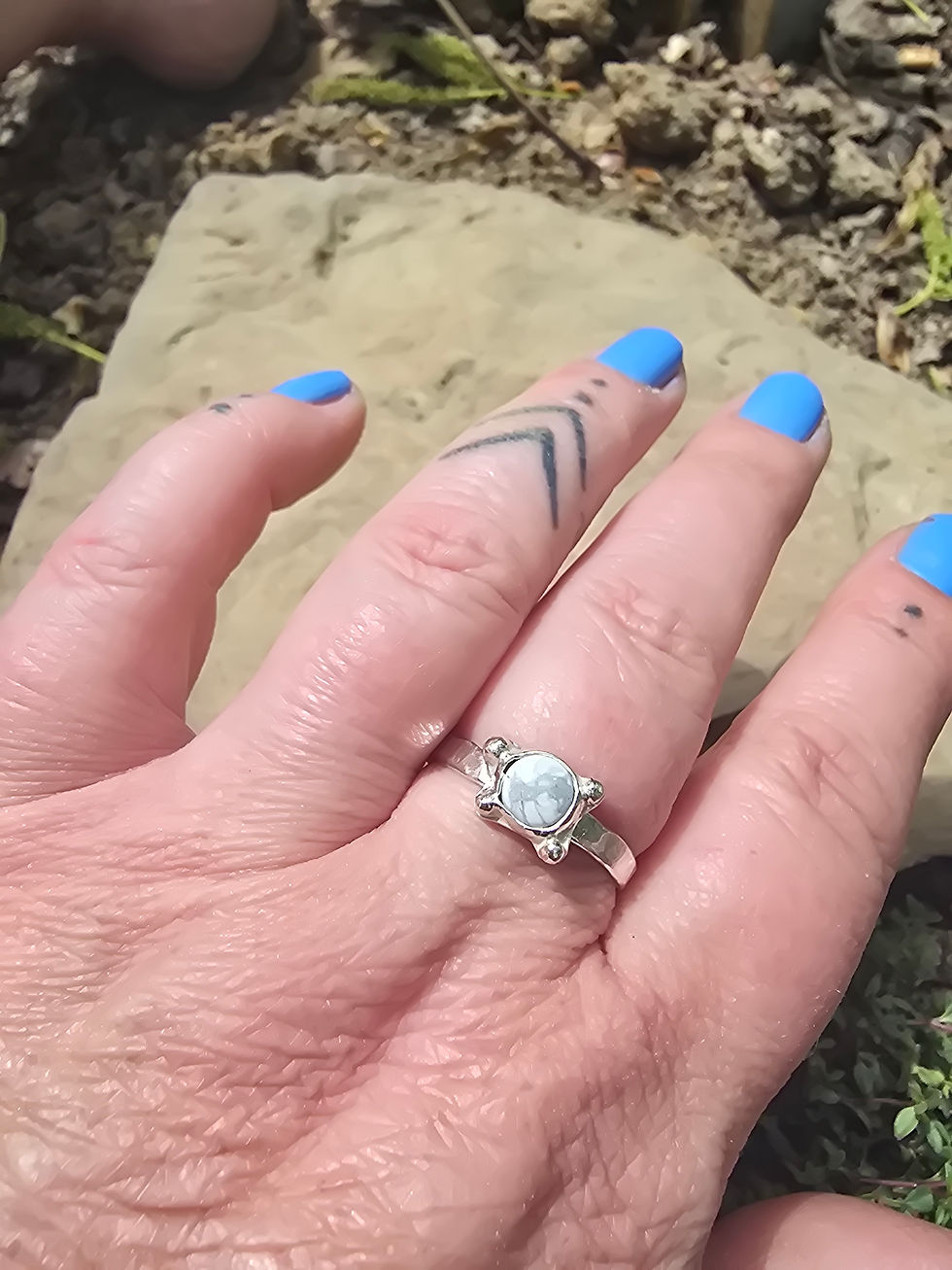 Thumbnail: Cora Ring in Howlite