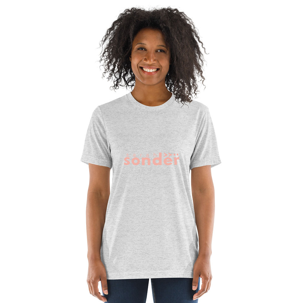 Thumbnail: Sarah Sonder Logo Tee-Tri Blend-Unisex