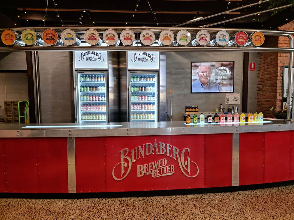 The Bundaberg Barrel Soft-Drink Tasting
