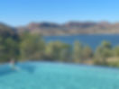 Swimming in pool at Lake Argyle