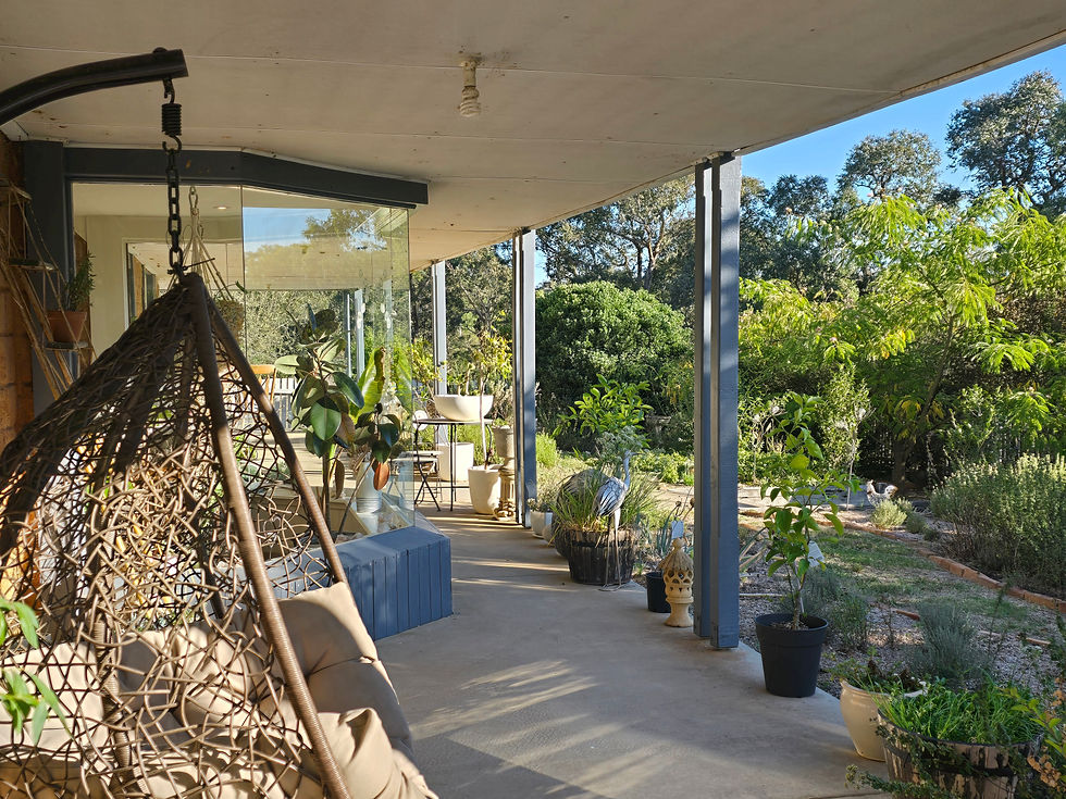 Front veranda at Heartspace