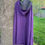 Thumbnail: SOLD. #126 Purple Linen lined with grey linen