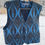 Thumbnail: #302; #303. Egyptian/Art Nouveau blue lotus patterned vests