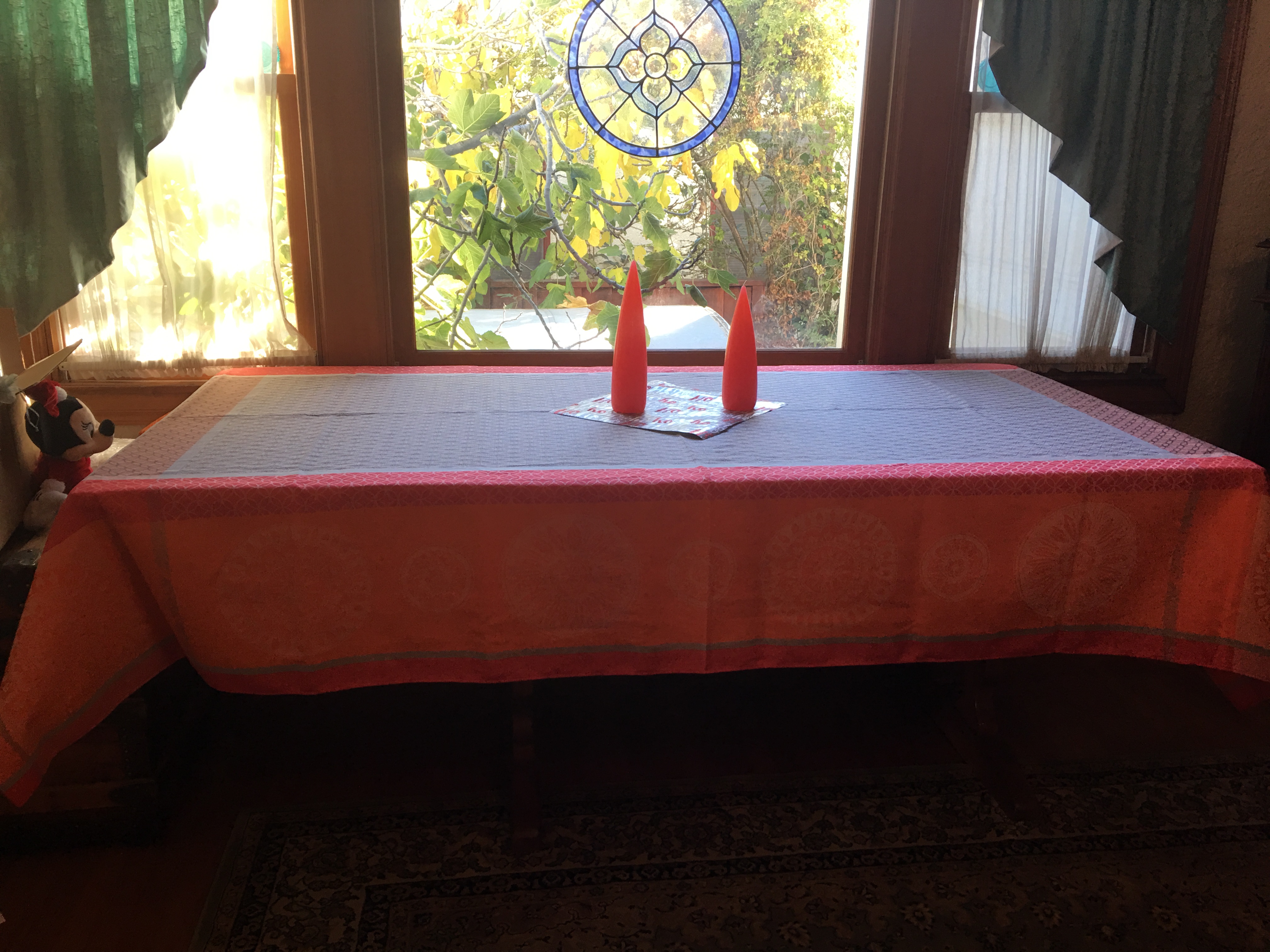 Orange Burst Jacquard