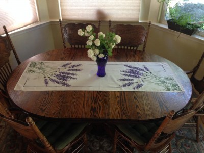Lavender Table Runner