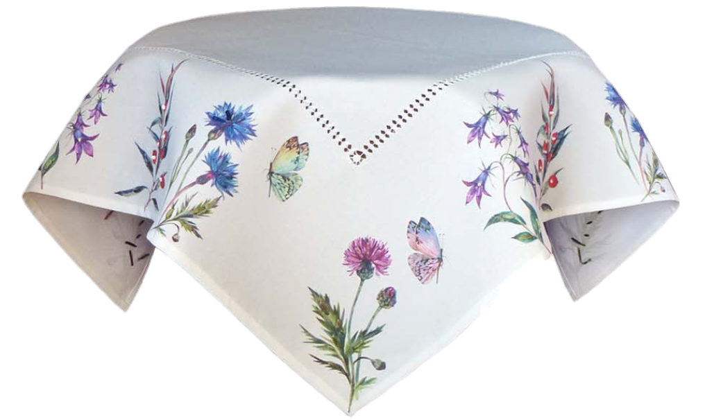 Wildflowers and Ribbons Table Topper