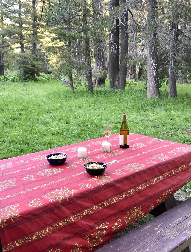 Thumbnail: Olives Red Coated Cotton Tablecloths