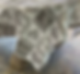 Festive Hearts Coated Cotton Tablecloth Grey