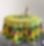 Carignan Yellow Coated Cotton Tablecloth