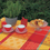 Thumbnail: Valescure Orange Jacquard Tablecloth