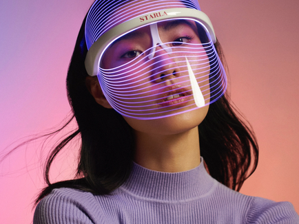 At Home Skin Tech with STARLA's 7-in-1 LED Light Therapy Mask