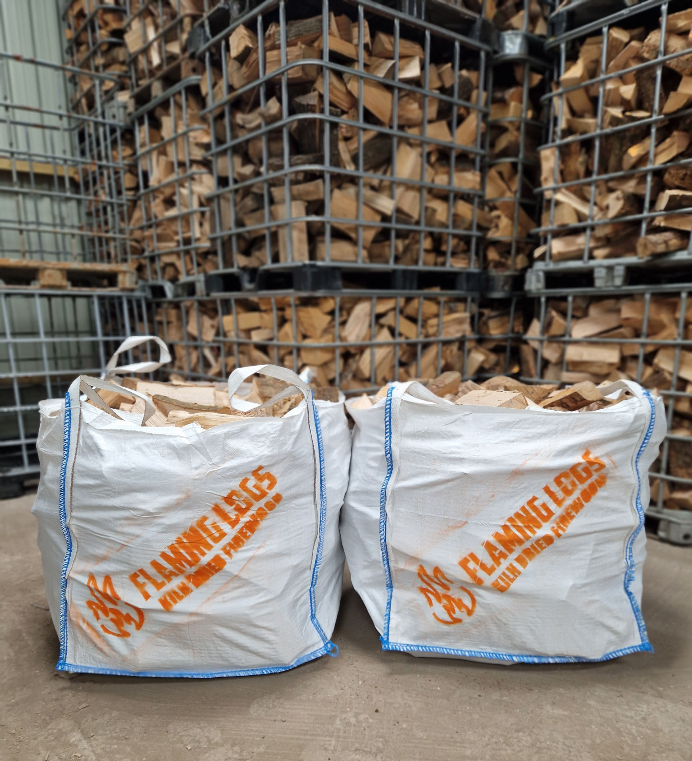 2 Bulk Bags - Hardwood Logs