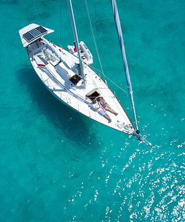 Sailboat Top View