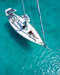 Sailboat Top View