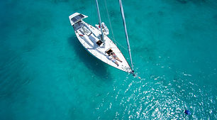 Bateau à voile Vue de dessus