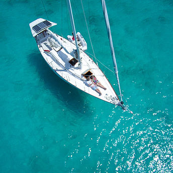 Sailboat Top View