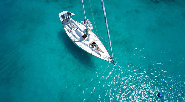 Work Remotely Sail Boat Caribbean