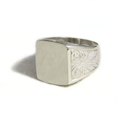 Anello inciso rettangolare