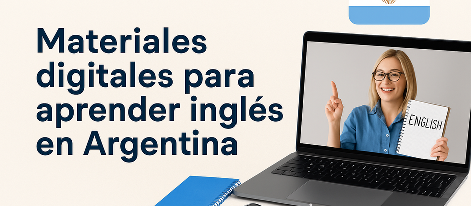 ¿Cómo acceder a materiales digitales para aprender inglés en Argentina?