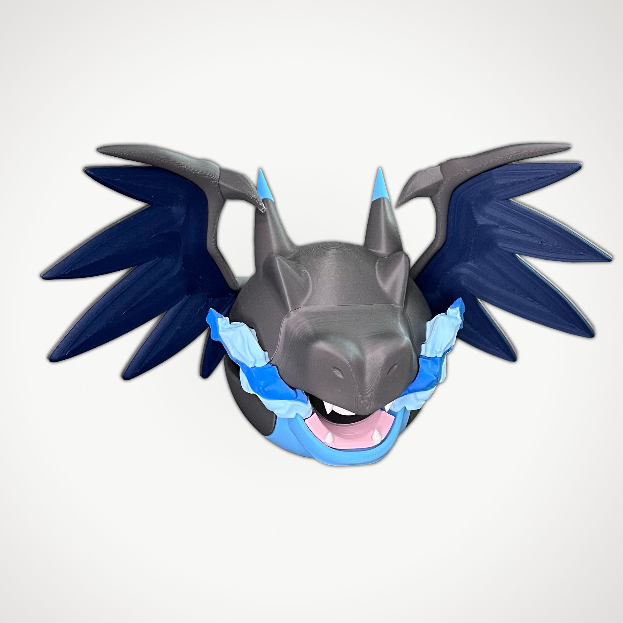#0006 "Mega Charizard X" - Collectible Character Ball