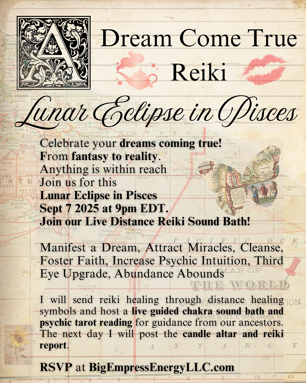 Lunar Eclipse in Pisces A Dream Come True Activation 