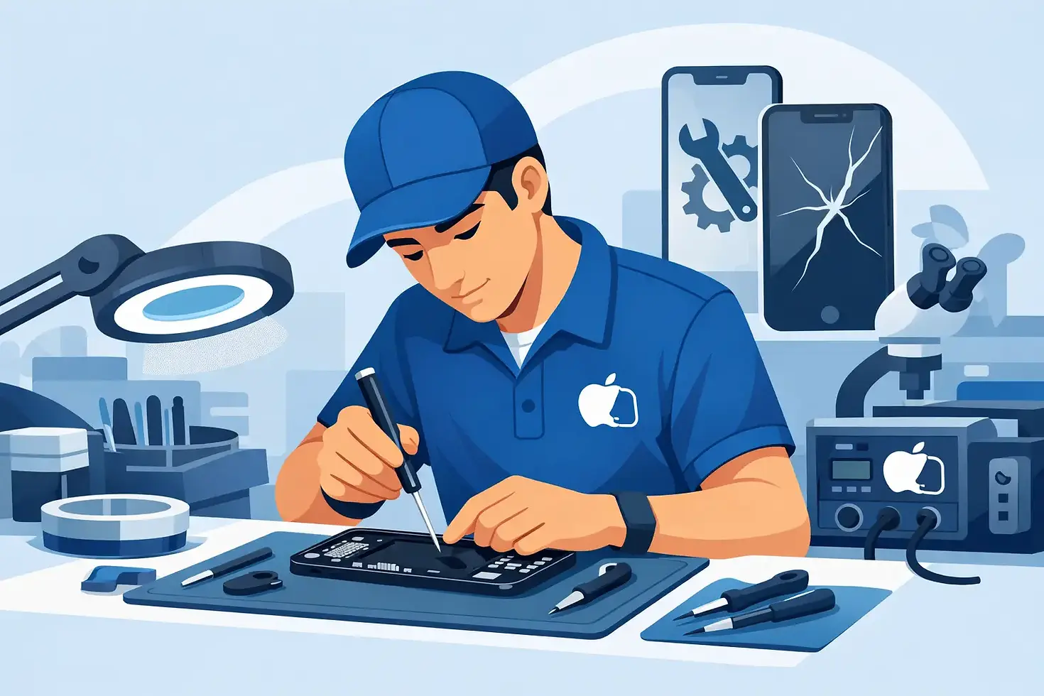 Guía reparación iPhone mismo día