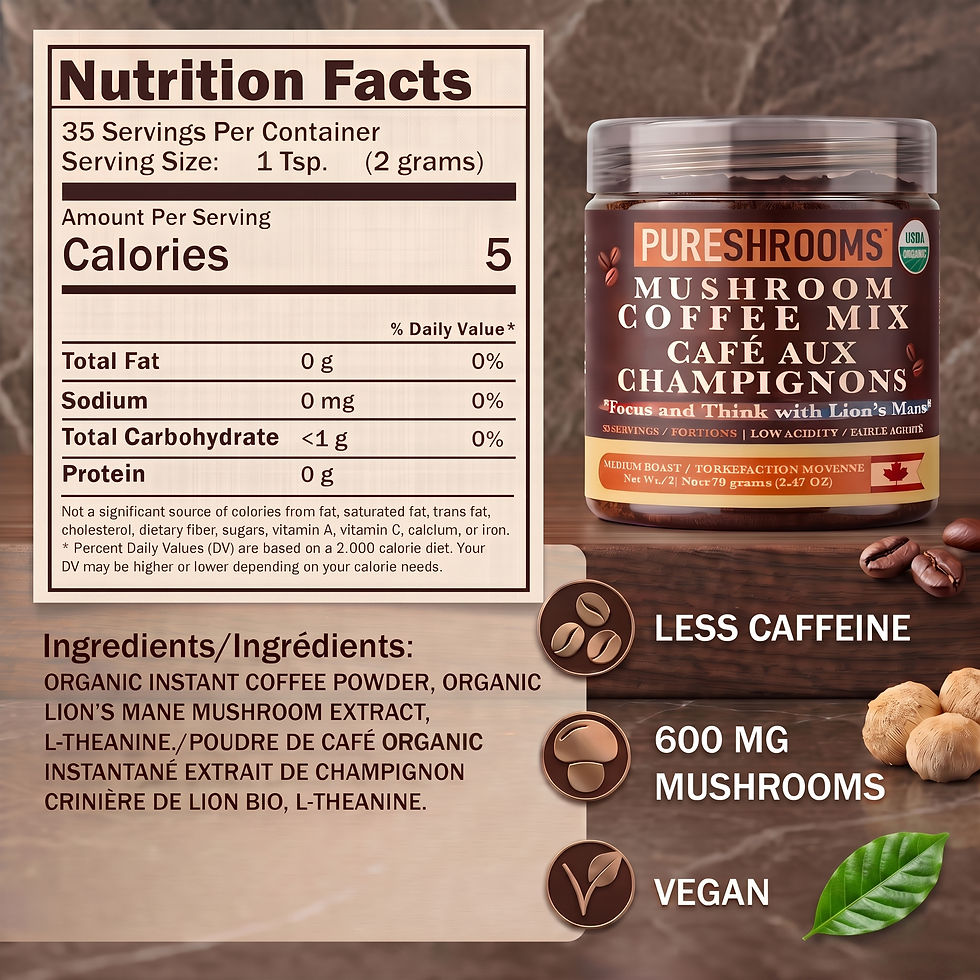 Thumbnail: Focus & Think Instant Mushroom Coffee
