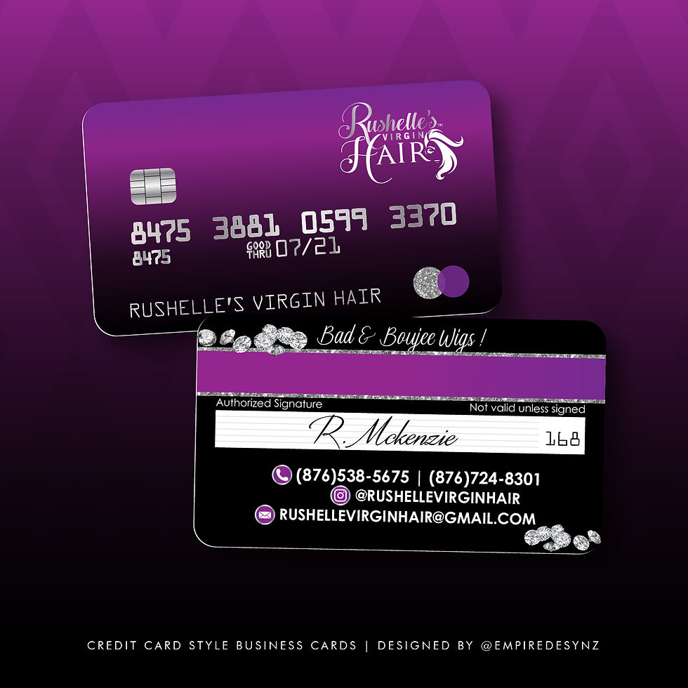 Thumbnail: Credit Card Style Business Card Design