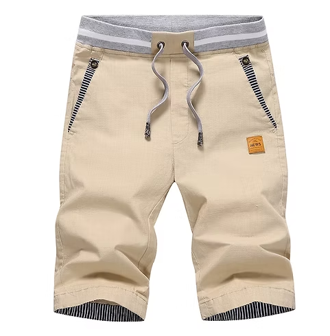 Thumbnail: Linen Mens Shorts Newest Summer Casual Shorts Men Cotton Fashion Men Short