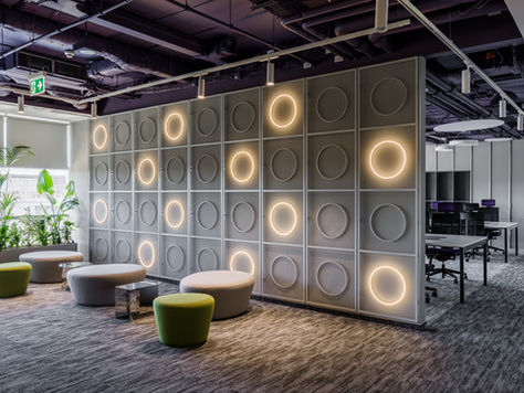 布加勒斯特投資公司辦公室設計|1136㎡開放式工作空間實例