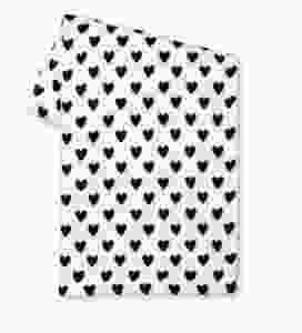 This blanket is warm and comfy. For under $20, it's a steal! Find yours here: http://m.target.com/p/valentine-s-printed-flannel-throw-black-and-white-hearts/-/A-49153822