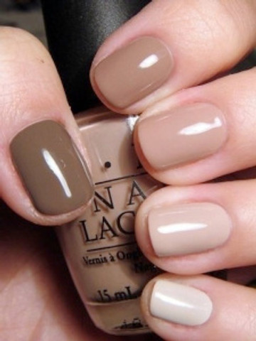 All shades of nude. Im currently wearing Samoan Sands by OPI. www.opi.com