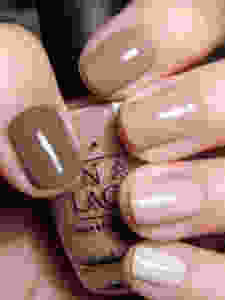 All shades of nude. Im currently wearing Samoan Sands by OPI. www.opi.com
