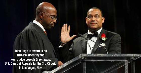 John Page Installed as National Bar Association President 7.27.12
