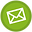 Icono de correo Circular