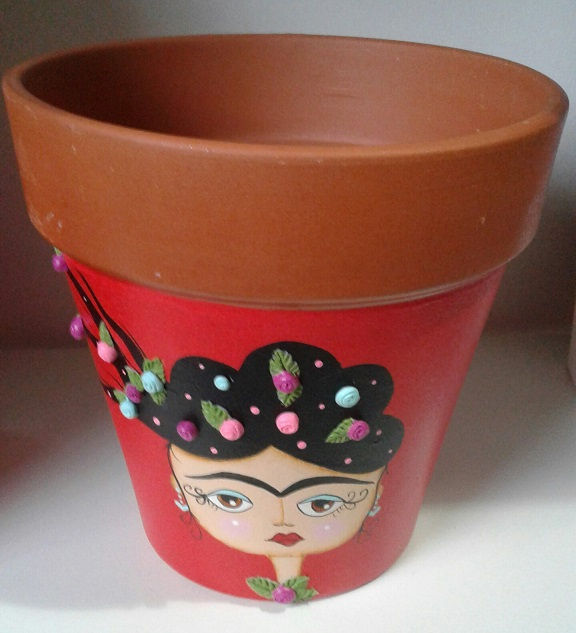 Maceta FRIDA KAHLO