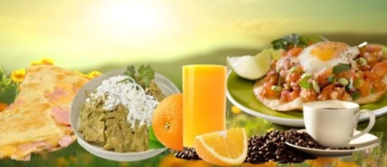 Arranged Food and Objects