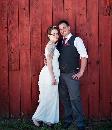 Josh and Kelly's wedding reception and photo
