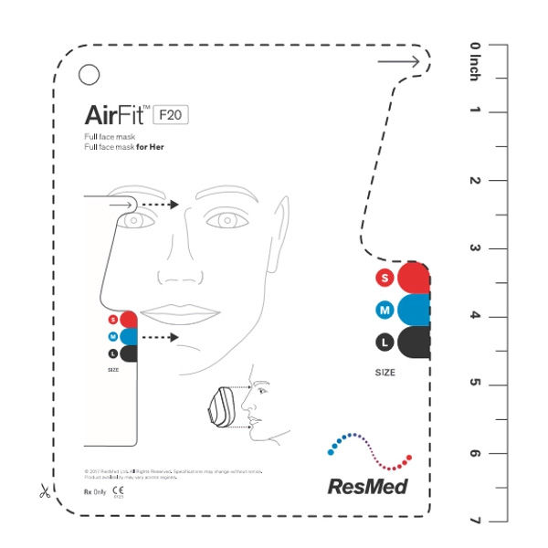 Thumbnail: ResMed AirFit F20 AirTouch Full Face Mask Abu Dhabi