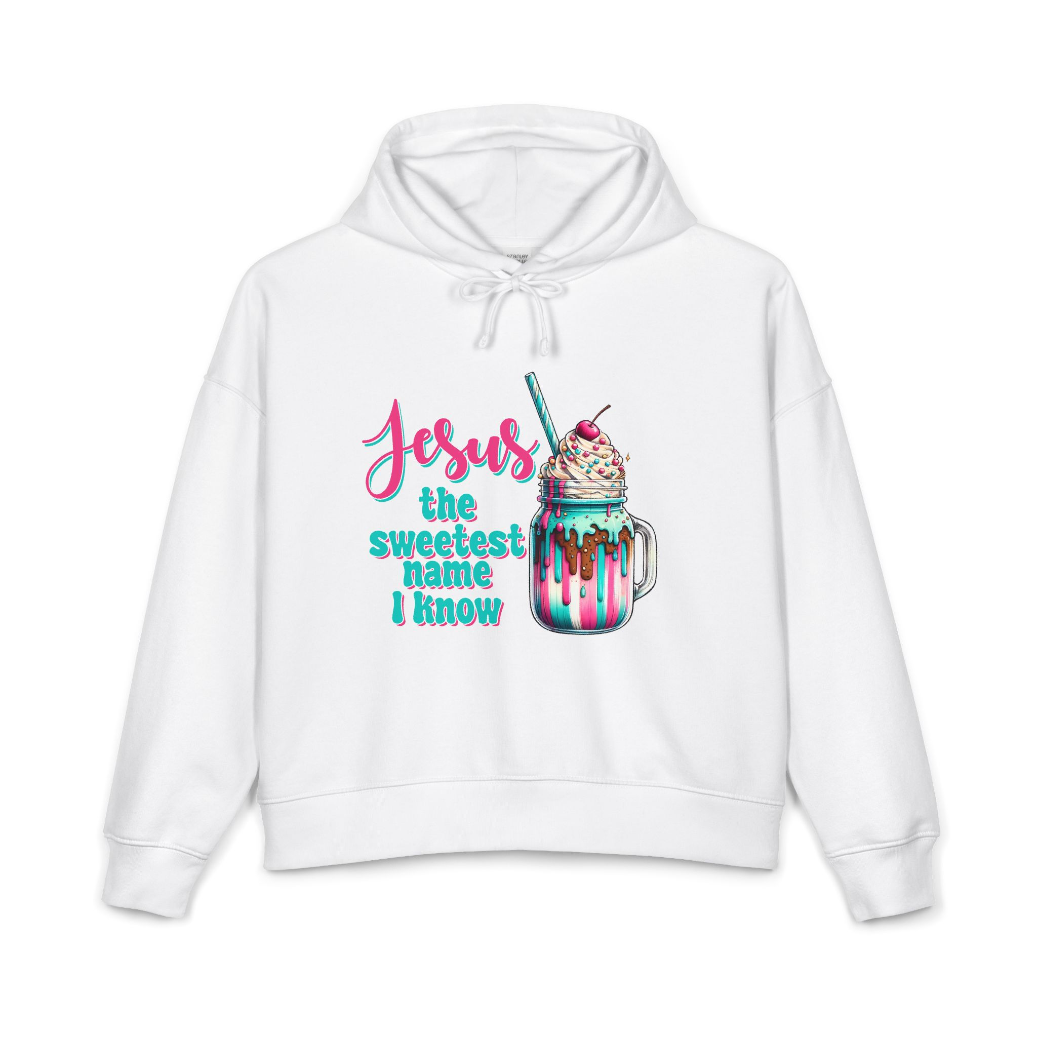 Jesus the Sweetest Name I Know Hoodie — Christian Graphic Women's Hoodie
