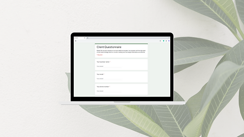 Design Process Template Mockup - Client