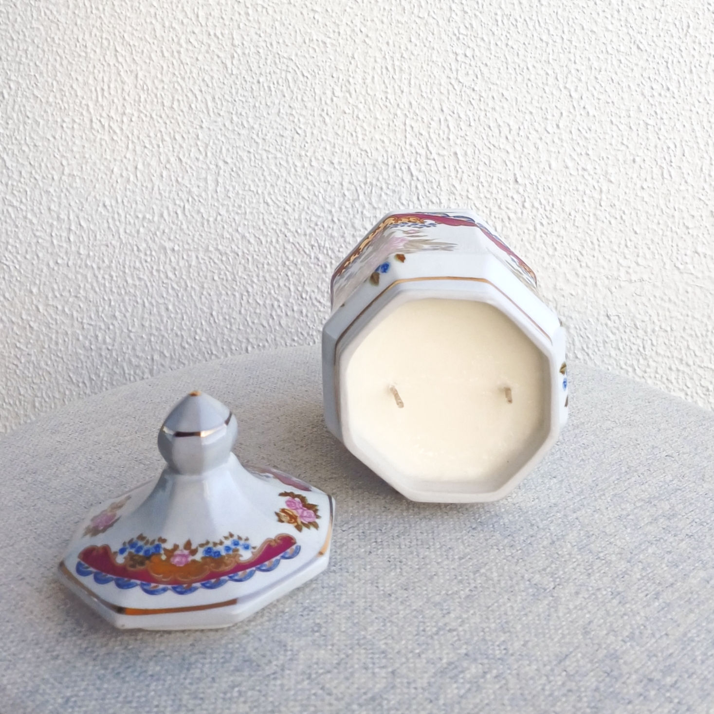Limoges Vintage Storage Jar Candle – Warm Elegance
