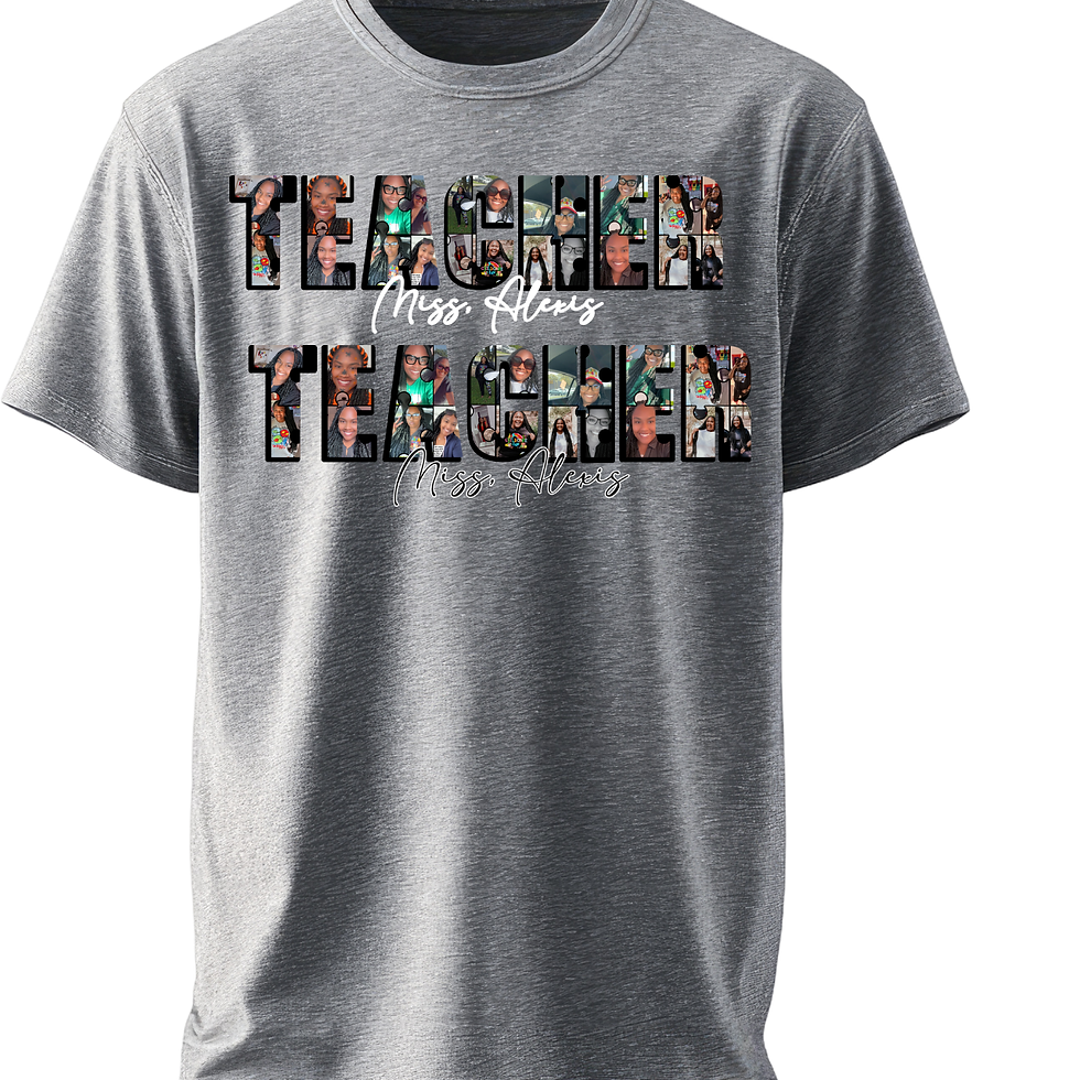 Thumbnail: Personaliszed PhotoTeacher/Name Shirt
