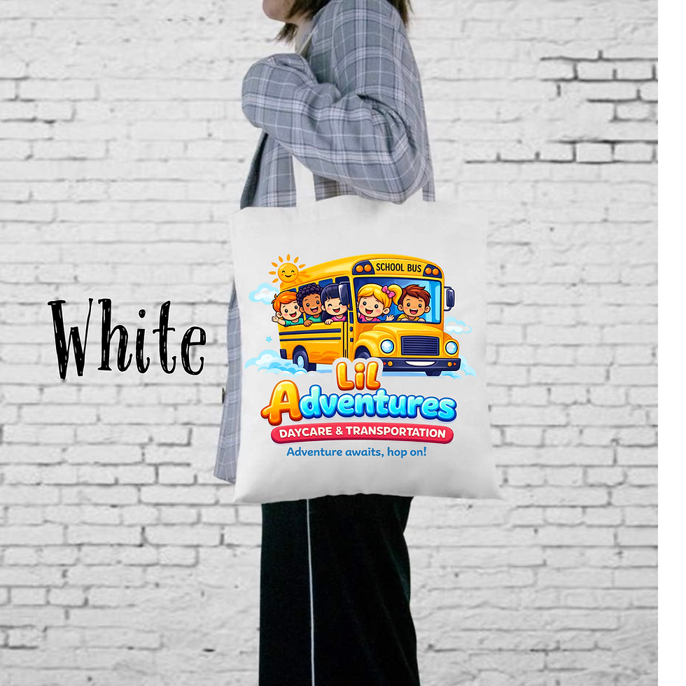 Thumbnail: (6) CUSTOM TOTE BAG BUNDLE