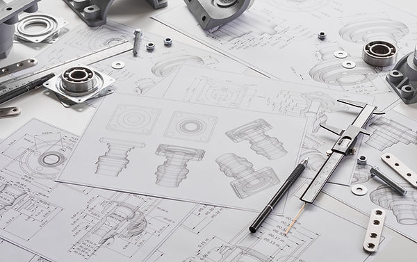 Engineer technician designing drawings mechanical parts engineering Engine_manufacturing f