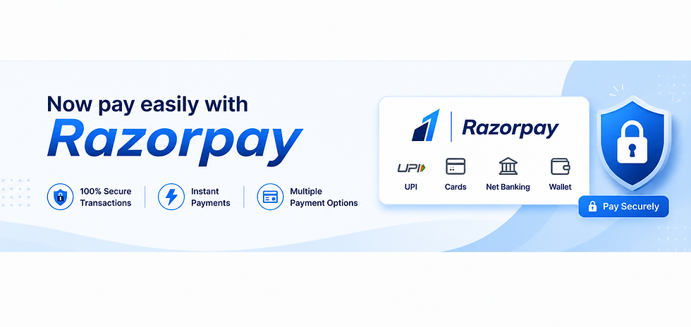 LIB Education Razorpay tuition fee payment option.