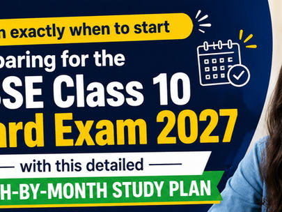 CBSE Class 10 Board Exam 2027 Preparation