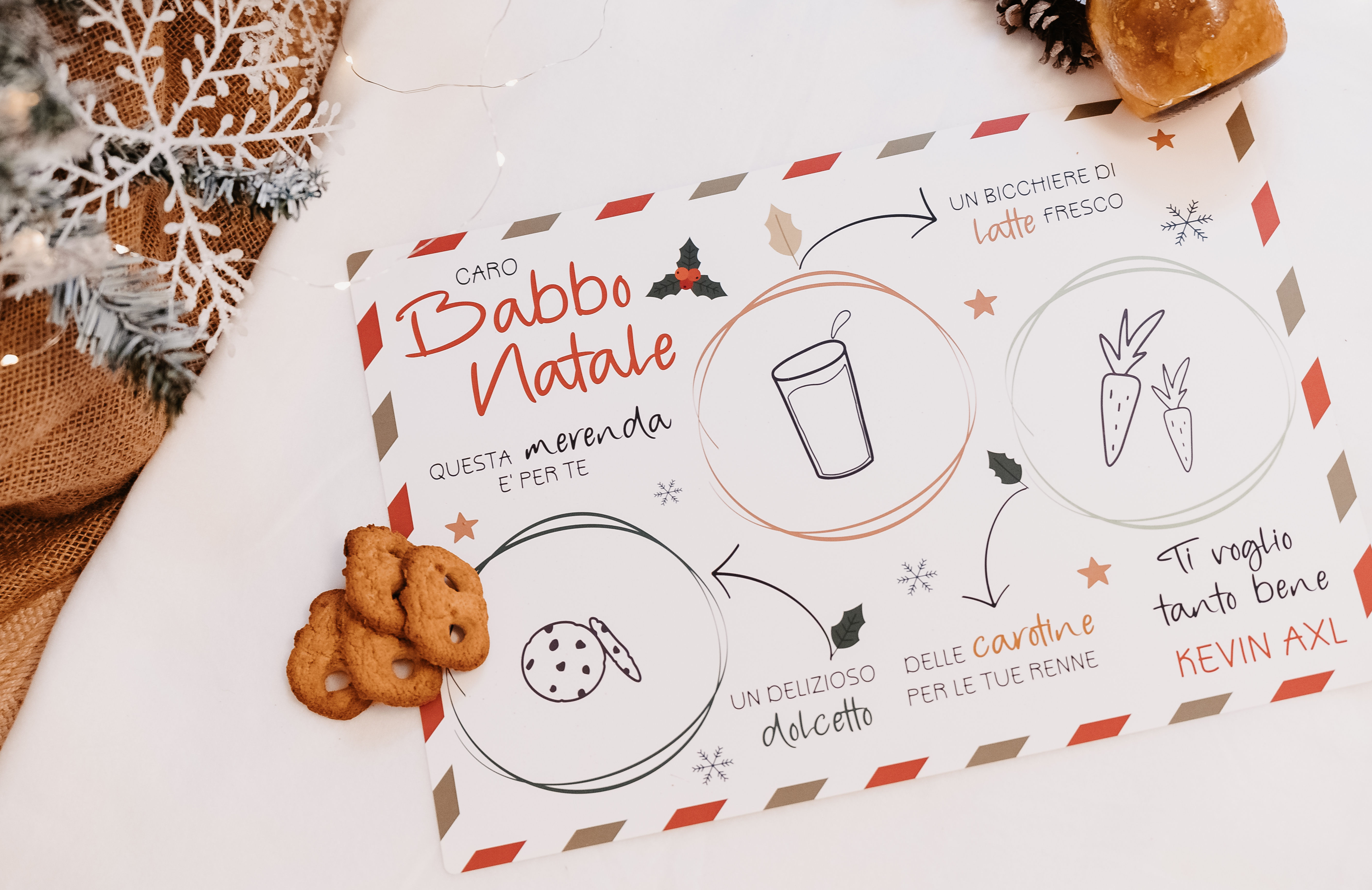Tovaglietta per Babbo Natale